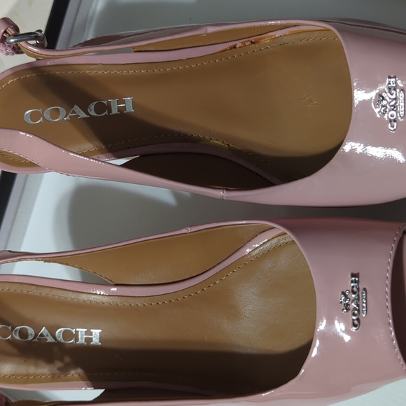 Coach Light Pink Wedges - Picture 4 of 8